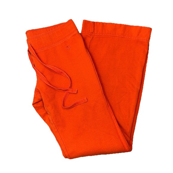 SO Wear It Declare It Orange Flare Sweatpants Small Y2K Drawstring Cotton Blend - Picture 4 of 14
